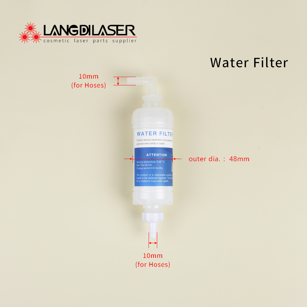 Industrial Hair Laser Machine - Sistema de filtro de água a