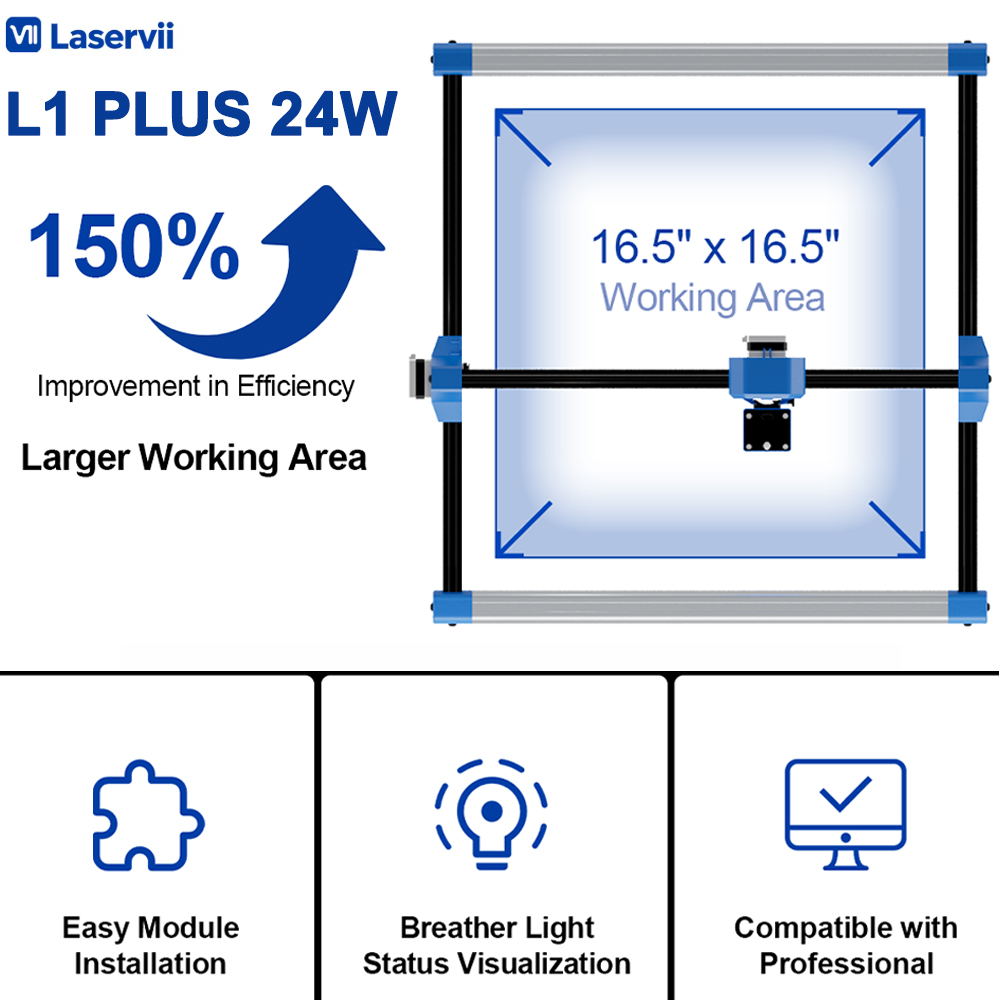 Industrial Laser Cutting - Gravador a Laser Laservii L1 PLUS