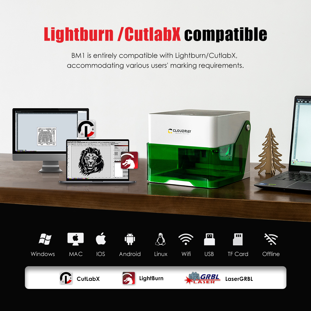 Cloudray 5000mw cnc mini grava - Industrial Laser Cutting avaliação e preço